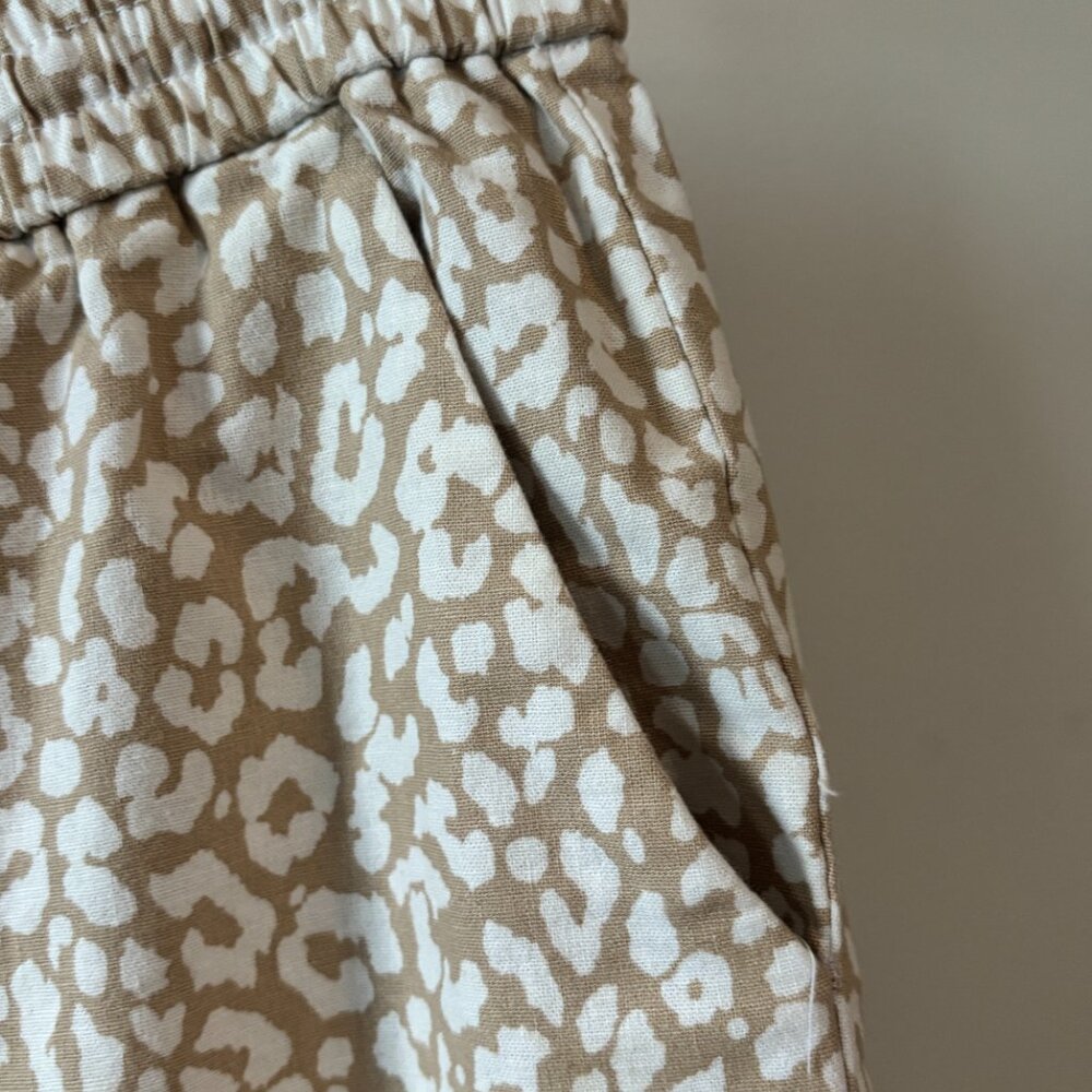 J. Crew Leopard Print Linen Drawstring Pants - image 4
